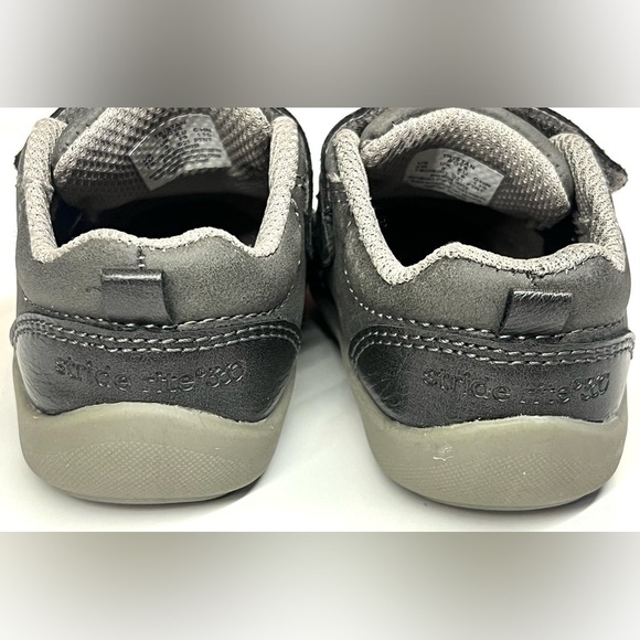 Stride Rite *2 Pairs* Baby Shoes Set - Blue Pair NWT & Gray Pair Preloved Size 3 - Picture 12 of 16